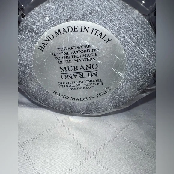 🌟🌟 Murano Glass Vase Made in Italy Hx9”, Dx8” - Picture 5 of 11